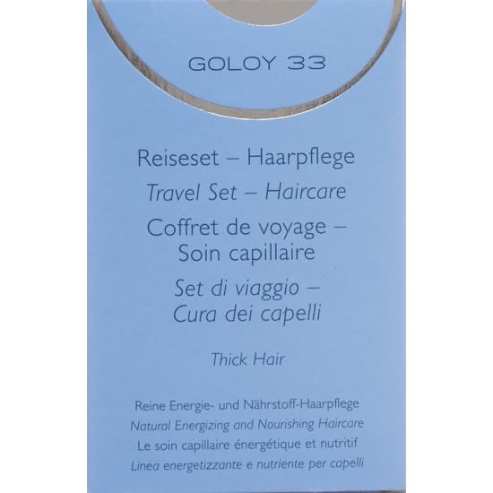 Goloy 33 Reiseset hair care Thick Hair 2 x 50 ml