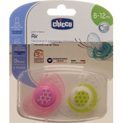 Chicco Physiological Soother silicone medium PINK 6-16m CASE IT / DE / FR 2 pcs