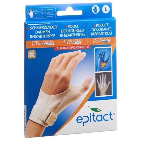 Epitact rigid thumb bandage NIGHT S 13-15cm right
