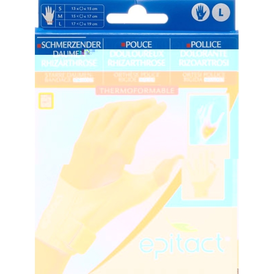 Epitact rigid thumb bandage NIGHT L 17-19cm left