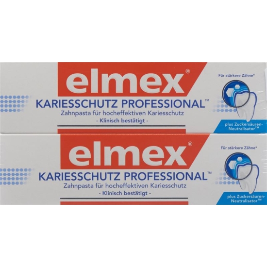 elmex ANTICARIES PROFESSIONAL toothpaste Duo 2 x 75 ml