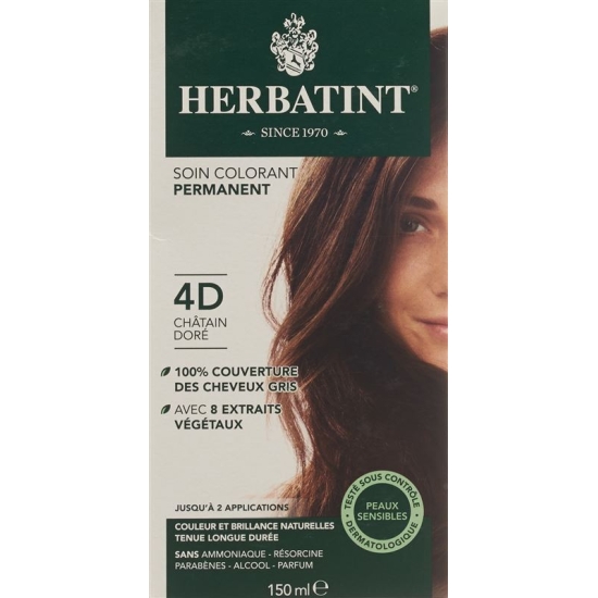 HERBATINT HAIRCOLOUR 4D Gold Maroon 150 ml