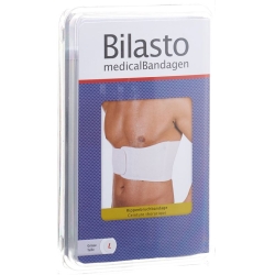 Bilasto broken rib bandage M White Unisex