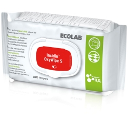 Incidin OxyWipe S ready-sporicidal surface disinfection cloth 6 x 100 pcs
