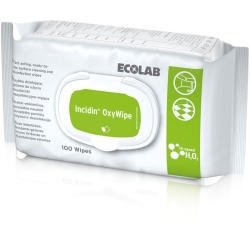 Incidin OxyWipe ready to use surface disinfectant wipe 100 pcs