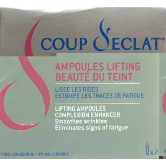 Coup D Eclat face Lifting ampoules 7 x 1 ml