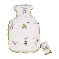 Himmelgruen children Kirschkernkissen 21x31cm Comics green Flauschbezug Cotton