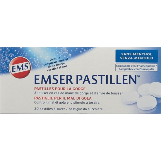 Emser without menthol 30 lozenges