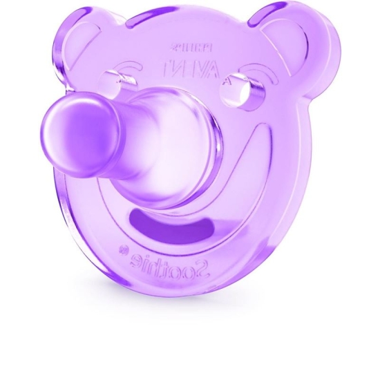 Avent Philips Soothie pacifier pink / purple 0-3 months 2 pcs