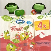 Hero Baby Organic Smoothie Apple Strawberry 4 x 90 g