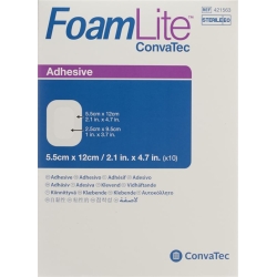 Foam Lite Convatec silicone foam dressing 5.5x12cm 10 pcs