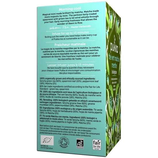 Pukka The Vert Matcha Menthe The Bio Beutel 20 Stück buy online