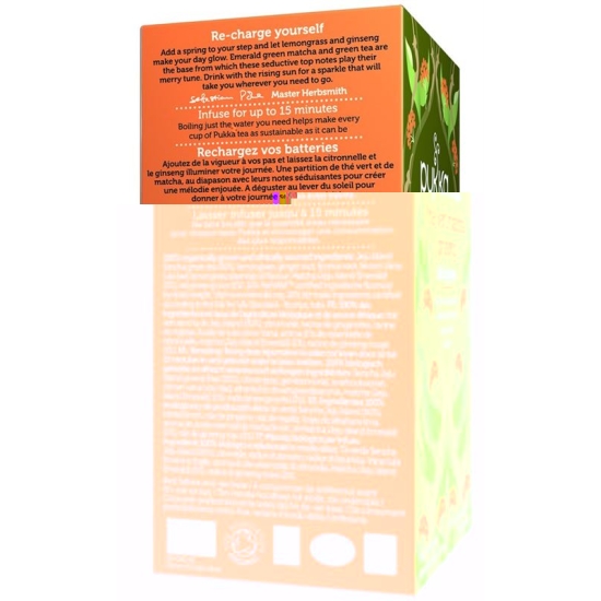 Pukka The Vert Matcha Ginseng The Bio Beutel 20 Stück buy online