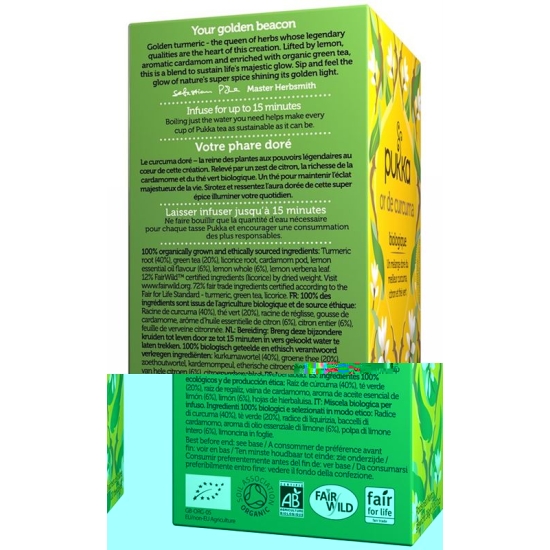 Pukka Or De Curcuma Bio Beutel 20 Stück buy online