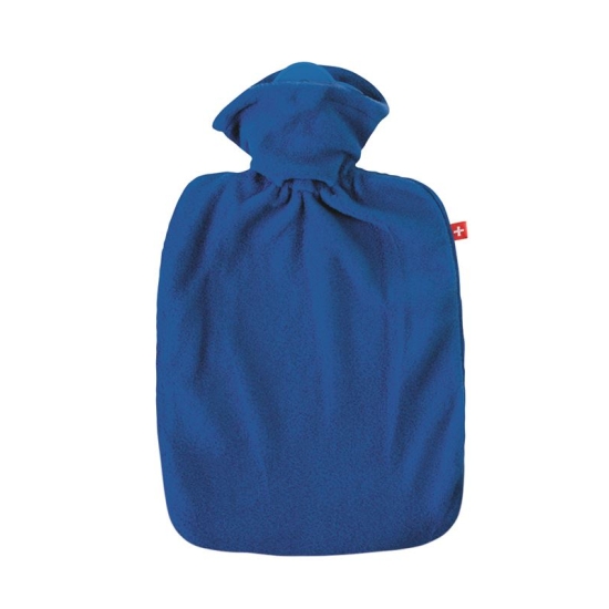 emosan Wärmeflasche Klassik Vlies Blau 1.8L buy online