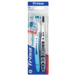 Trisa Feelgood Smart Clean Toothbrush Duo Medium