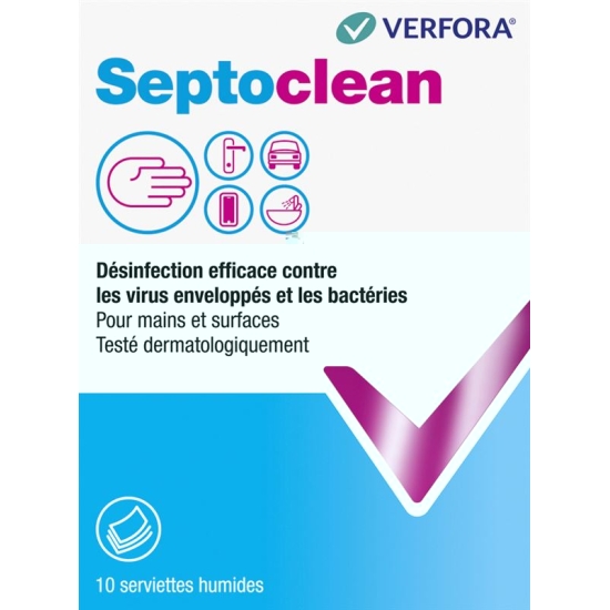 Septo-Clean Desinfektion Feuchttücher 10 Stück buy online