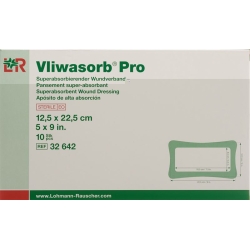 Vliwasorb Pro Wundverband 12.5x22.5cm 10 Stück