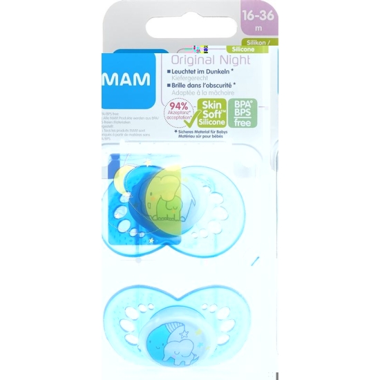 Mam Night Nuggi Sili 16-36m Spez Kol Boy 2 Stück buy online