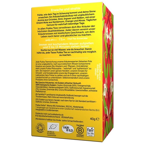 Pukka Revital Tee Bio Beutel 20 Stück buy online