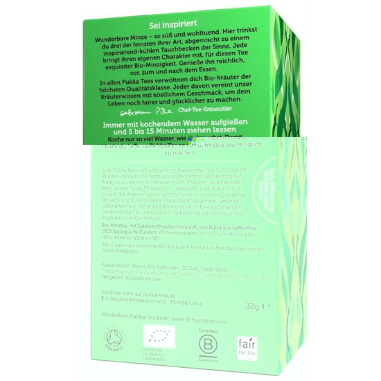 Pukka Drei Minze Tee Bio Beutel 20 Stück buy online