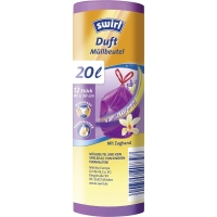 Swirl Duft-Müllbeutel 20L Lavendel-Vanille 12 Stück