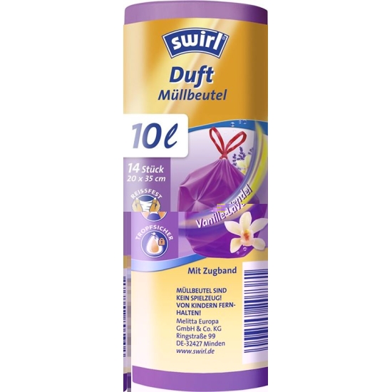 Swirl Duft-Müllbeutel 10L Lavendel-Vanille 12 Stück buy online