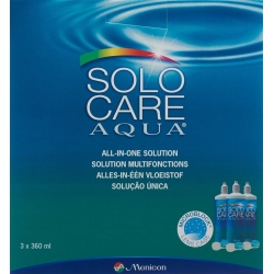 Solocare Aqua All-in-one 3 Flaschen 360ml