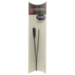Herba Pinzette Schräg Inox Schwarz