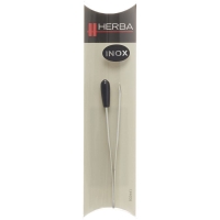 Herba tweezers inclined inox white