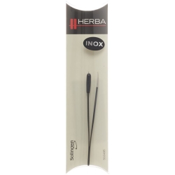 Herba tweezers pointed inox black