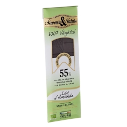 Saveurs Nature Schokolade 55% Mandeldr 10x 100g