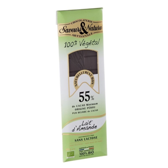 Saveurs Nature Schokolade 55% Mandeldr 10x 100g buy online