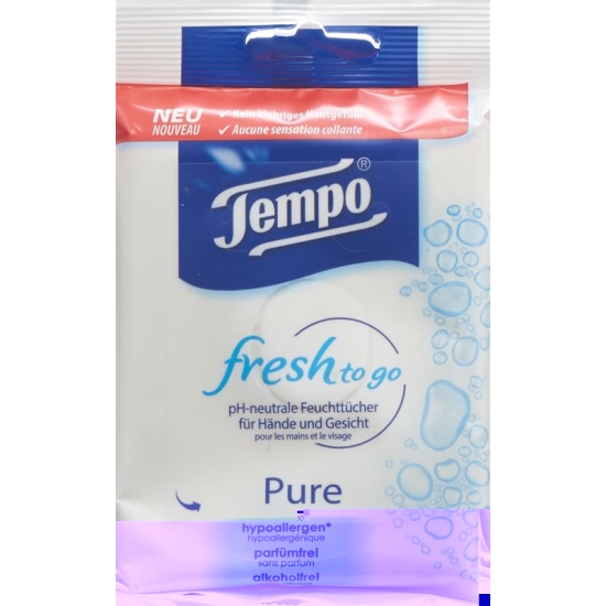 Tempo Fresh To Go Pure Tuecher 10 Stück buy online