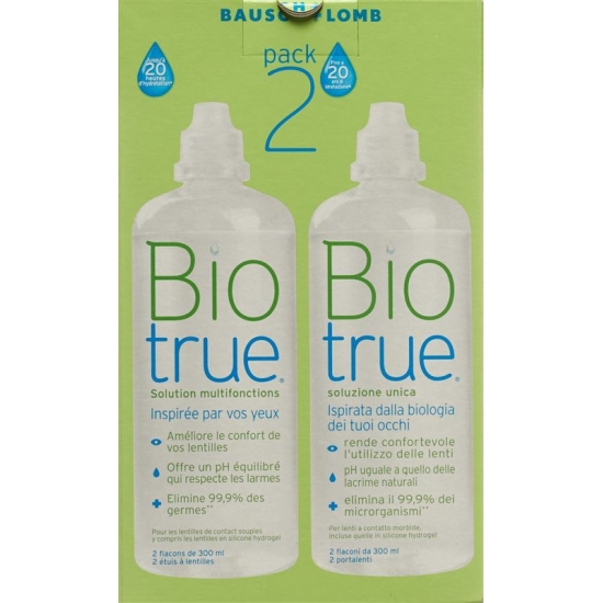 Bausch & Lomb Biotrue All-in-one Lösung 2x 300ml buy online