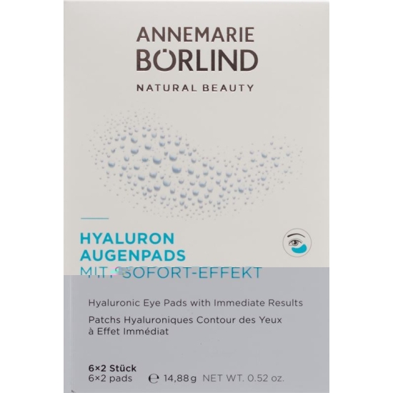 Boerlind Hyaluron Augenpads mit Sofort-Effekt 6 Stück buy online