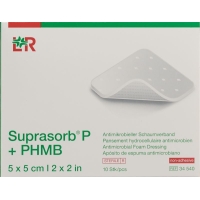 Suprasorb P+phmb Schaumverband 5x5cm 10 Stück