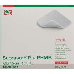 Suprasorb P+phmb Schaumverband 7.5x7.5cm 10 Stück