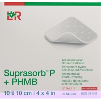 Suprasorb P+phmb Schaumverband 10x10cm 10 Stück