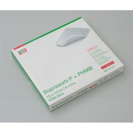 Suprasorb P+phmb Schaumverband 15x15cm 5 Stück buy online