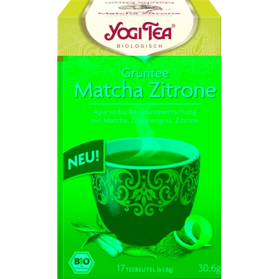 Yogi Tea Grüntee Matcha Zitrone 17 Beutel 1.8g buy online