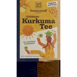 Sonnentor Goldener Kurkuma Tee Beutel 18 Stück