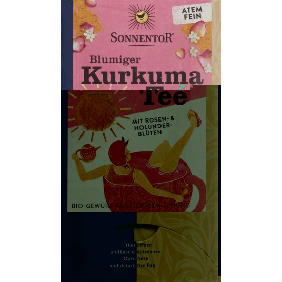 Sonnentor Blumiger Kurkuma Tee Beutel 18 Stück buy online