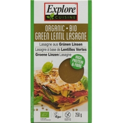 Explore Cuisine Lasagne Aus Grün Linsen Bio 250g