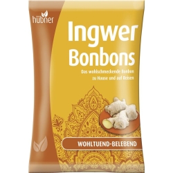 Huebner Ingwer Bonbons Beutel 69g