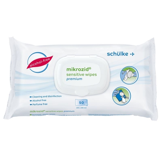 Mikrozid Sensitive Wipes Premium 50 Stück buy online
