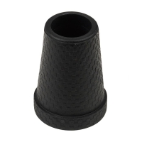 Ossenberg Krückenkapsel M Stahleinla 16mm Schwarz