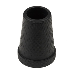 Ossenberg Krückenkapsel M Stahleinla 16mm Schwarz