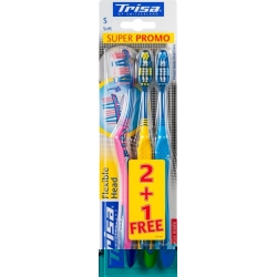 Trisa Flexible Head Zahnbürste Trio Soft 3 Stück
