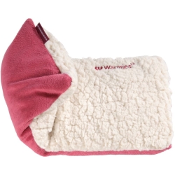 Warmies Hot Pak Sherpa Beige Rot Kräuterfüllung